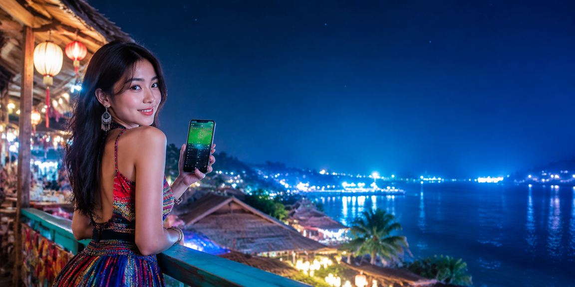 Giao diện giải trí trực tuyến trên điện thoại trong bối cảnh Việt Nam hiện đại